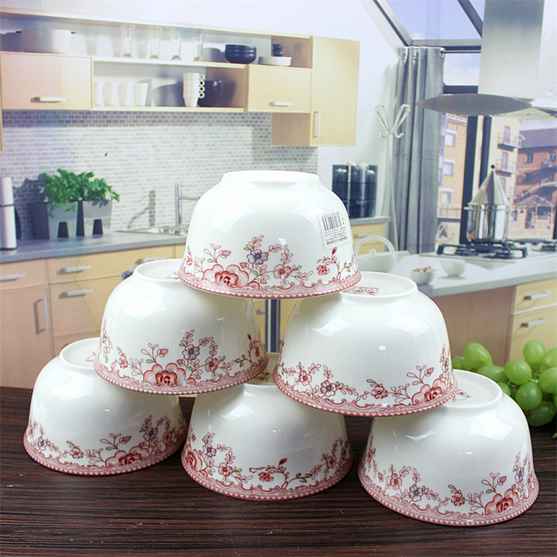 Both the people 's livelihood industry romantic amorous feelings 4.5 "admiralty small bowl bowl bowl ceramic bowl to ultimately responds soup bowl of porridge bowl bowls