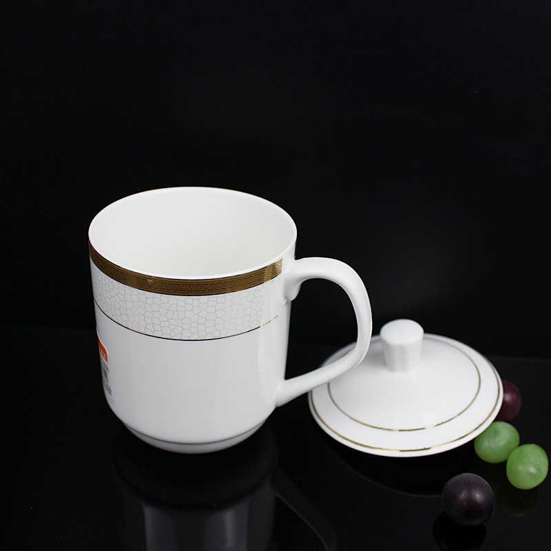 Arst/ya cheng DE galaxy cup Jin Bianyin ceramic cups, glass cup administrative cupssome porcelain cup