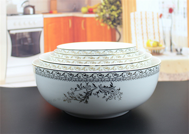 Swan lake, people 's livelihood industry rainbow such as bowl meal 5 inch, 5.5 inch 6 7 inches, 8 inch gold and silver bowl edge your job