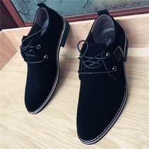 2022 Fall Men Business Casual Clothing Shoes Han Yang Mens Shoes Fashion Tide Shoes Black Tip Shoes