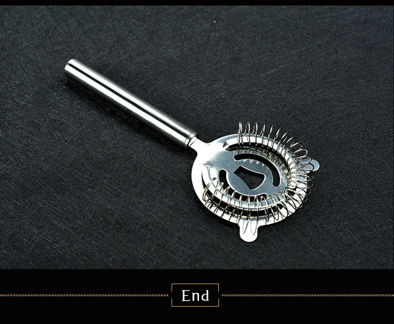 Vòng tay cầm bằng thép không gỉ lọc đá lọc rượu bartending tool lọc ngăn đá ngăn rượu bộ ly uống rượu vang