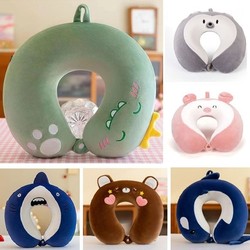U-Shaped Pillow Travel Cervical Pillow Memory Foam Headrest U-Shaped Neck Pillow Neck Support Pillow Neck Protection Pillow for Sleeping High-Speed Rail