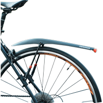Road bike extended fender with taillight 26-29 inch bicycle front and rear fender bicycle mud riding equipment
