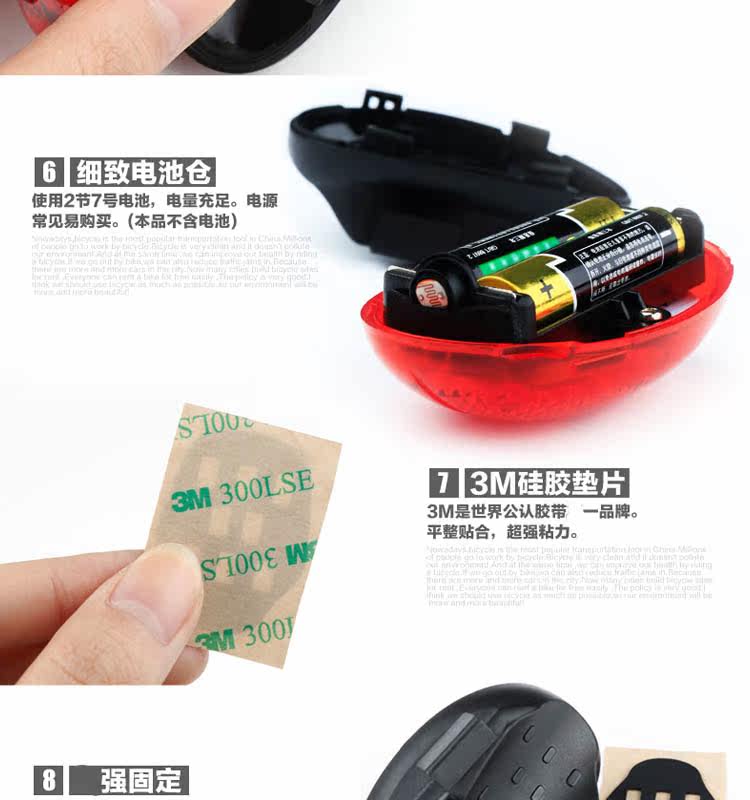 Lumière vélo GACIRON - Taillights - Ref 2399192 Image 21