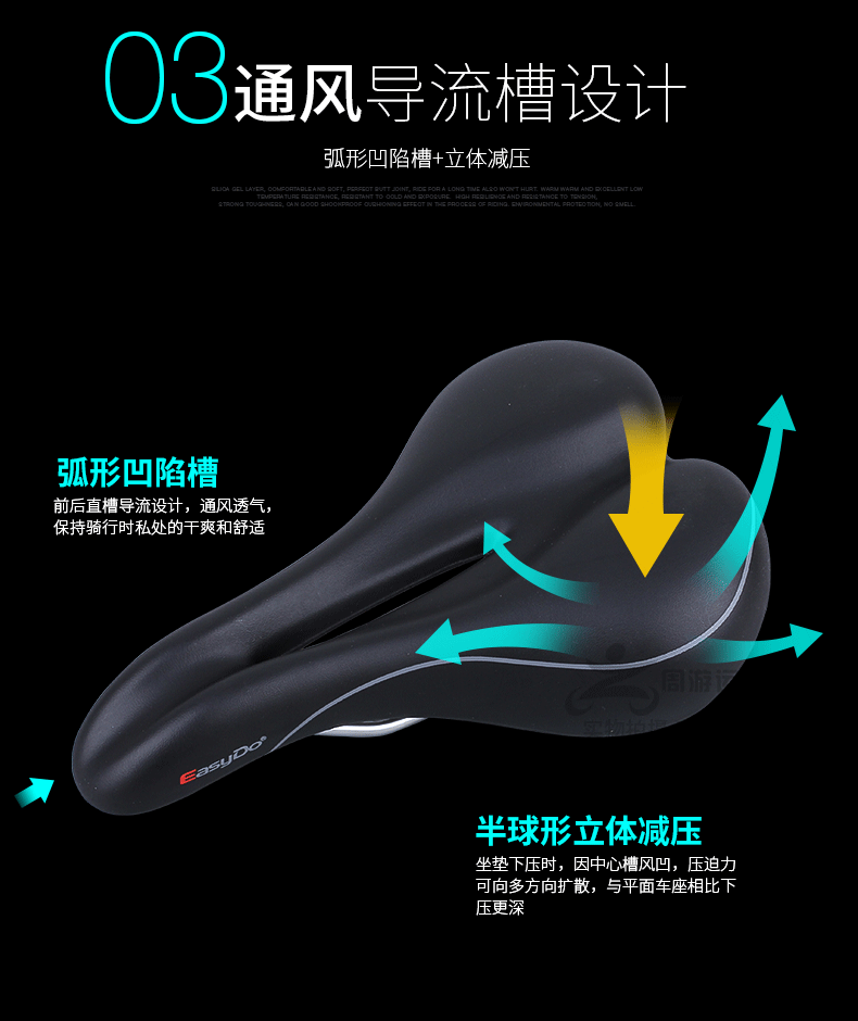 Selle de vélo EASYDO - Ref 2349130 Image 11