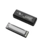 Swan (SWAN) Swan SWAN Harmonica Người mới bắt đầu Blues Harmonica 10 Hole Children Nhạc cụ Bạc Xám - Nhạc cụ phương Tây đàn bass