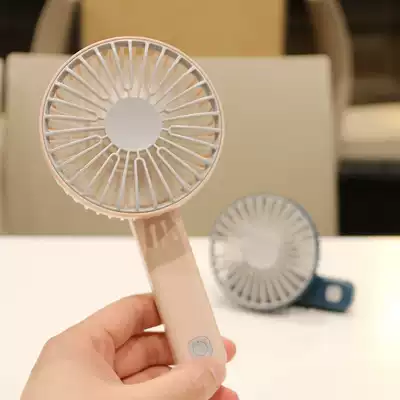 Creative fresh mini fan folding dual-purpose handheld fan big wind usb charging student dormitory fan