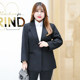 200Jin [Jin is equal to 0.5kg] Fat MM mid-length suit jacket plus fat plus size women's work loose professional suit suit tide