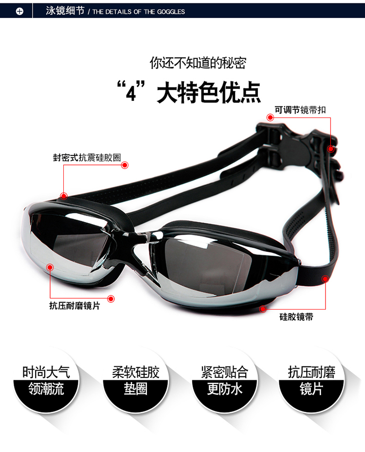 Đồ bơi nam boxer nam rộng kích thước lớn suối nước nóng quần bơi nam phù hợp với thiết bị bơi thời trang đồ bơi nam