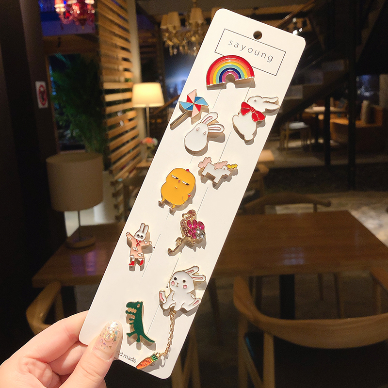 20 X 10 Piece SetCartoon Brooch lovely solar system high-grade female ins tide personality Accessories ornaments Sternal flower summer like a breath of fresh air male Pin