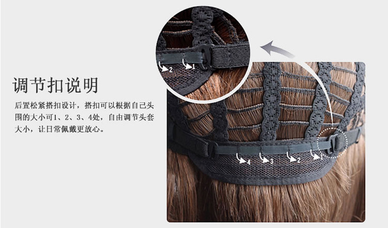 Perruque OTHER   cheveux raides Court - Ref 2609972 Image 9