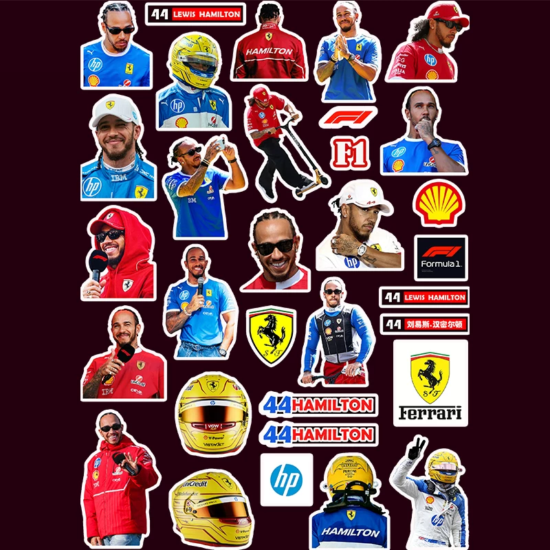 F1 периферия наклейки Чарльз Леклерк Новый сезон команды Ferrari периферия для телефона, компьютера, планшета, декоративный элемент
