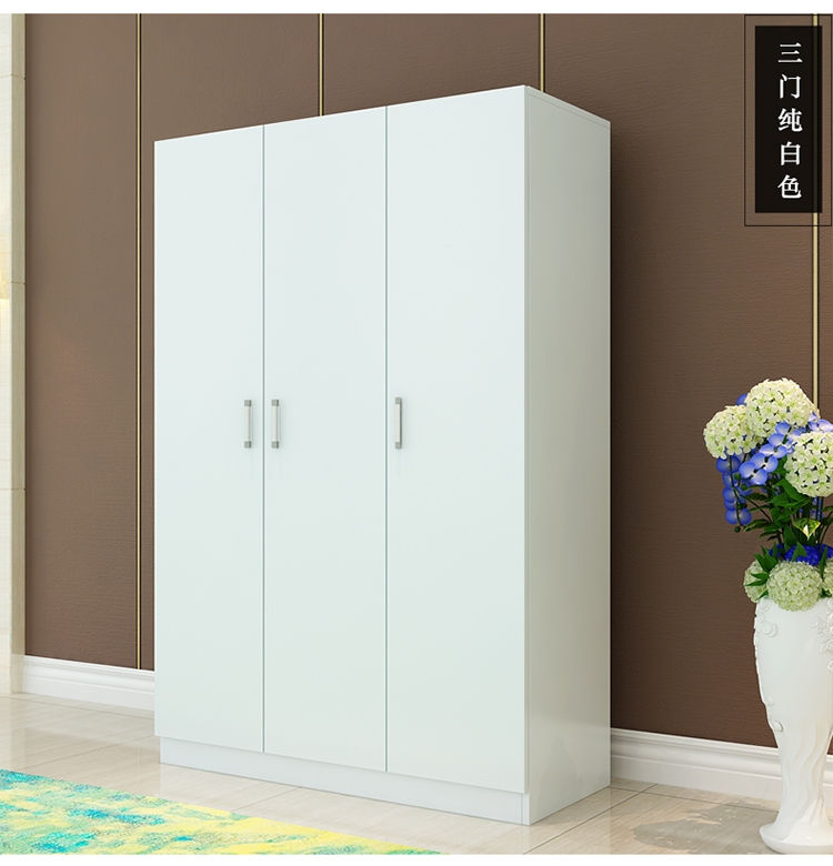 Đơn giản tủ quần áo gỗ hiện đại đơn giản tủ quần áo gỗ trẻ em giá rẻ nhận lắp ráp tủ ba bốn phòng ngủ - Buồng tủ xếp quần áo