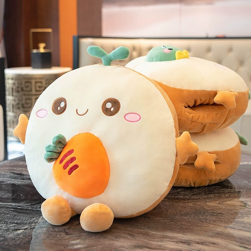 Подушка, плюшевая игрушка, универсальная тряпичная кукла, хлеб, «три в одном»