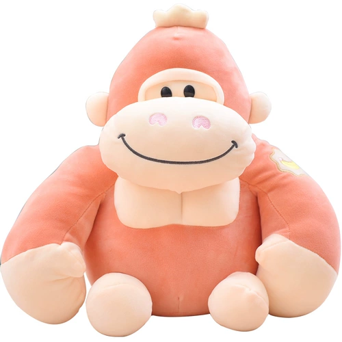 Милая мягкая плюшевая игрушка, тряпичная кукла с пухом, подушка, Кинг-Конг, шимпанзе, обезьяна