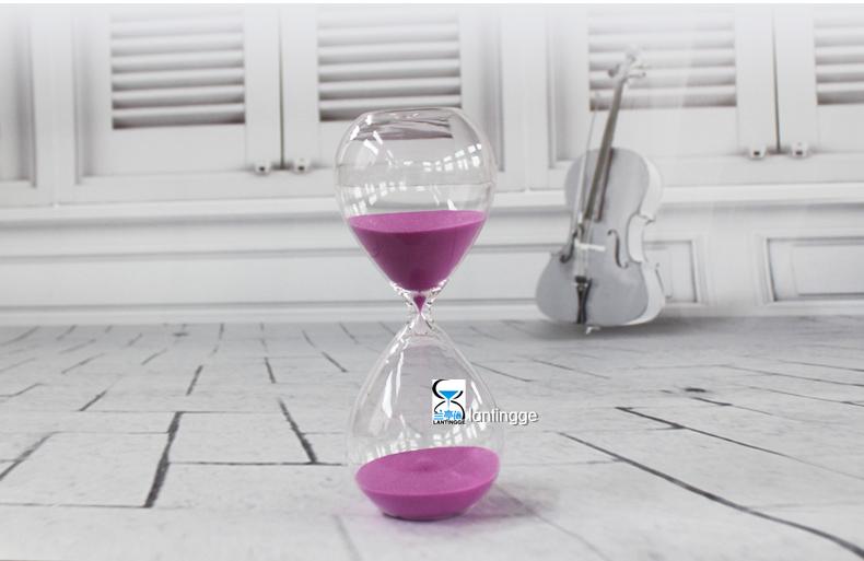 15 phút đồng hồ cát hẹn giờ thủy tinh quà tặng trang trí nhà kính thủ công vài món quà đồ dcor bàn học