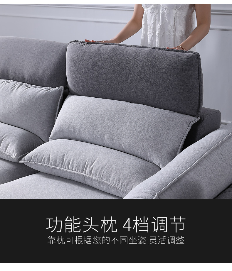 Yue Nina sofa vải bàn cà phê tủ TV side sự kết hợp của hiện đại nhỏ gọn đồ nội thất phòng khách bộ ba bộ