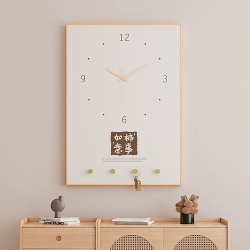 Легкая роскошная современная распределительная коробка, измерительная коробка, декоративная роспись с часами, простая блокирующая коробка для ресторана, новая вертикальная версия 2024 года