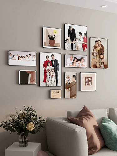 Свадебная фоторамка в сочетании с стирками стены Свадебные фотографии, чтобы сделать фото, чтобы не ударить по заказу семейных портретных фотографий