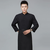 Черный лонгслив, фартук