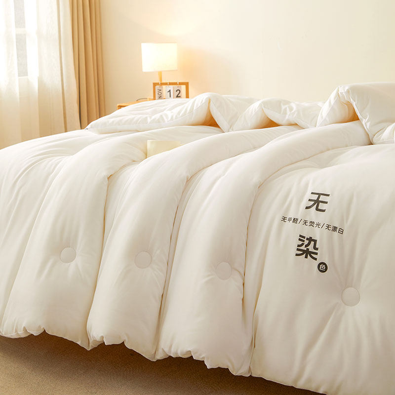 Class a Soybean Fiber Quilt, Winter Quilt, Thickened Warm Quilt for Spring and Autumn, Dormitory Single Student Bedding, Quilt Core