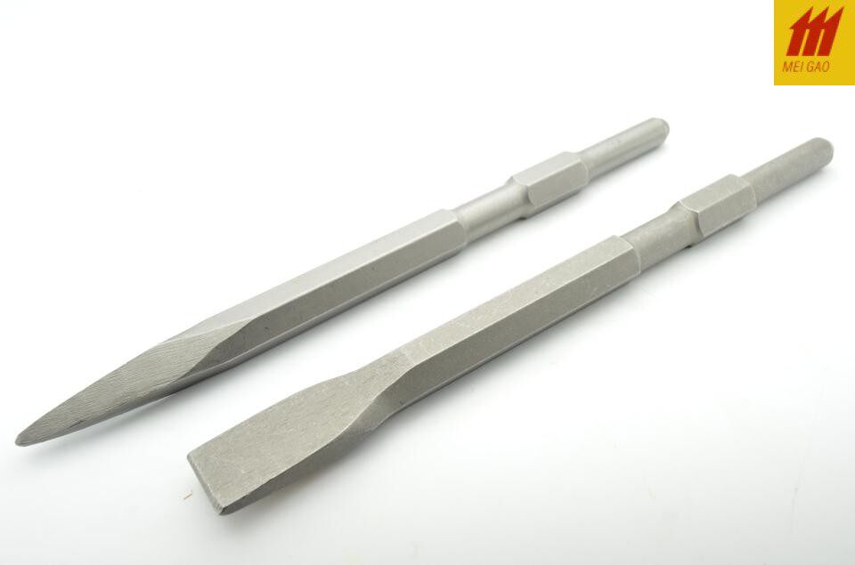 Large Cheong Hardware Electric Hammer Drill Hexagonal Chisel (111) Open Wall Chisel Electric Pick Hexagon Tip Chisel Hexagon Flat Chisel