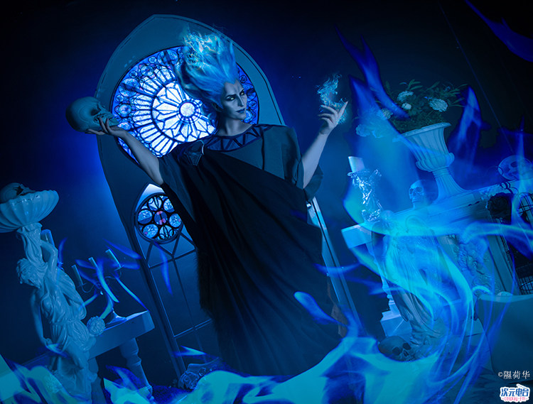 Disney Hercules Hades Gray Cosplay Costume