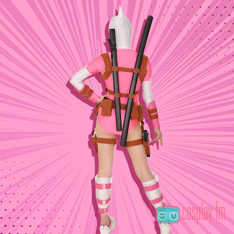Howard the Duck Vol 6 #1 Gwenpool Pink Battle Suit Cosplay Costume