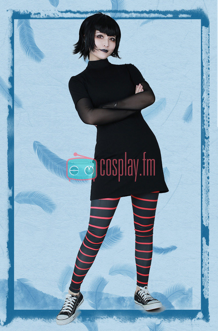 Hotel Transylvania Mavis Dracula Black Cosplay Costume