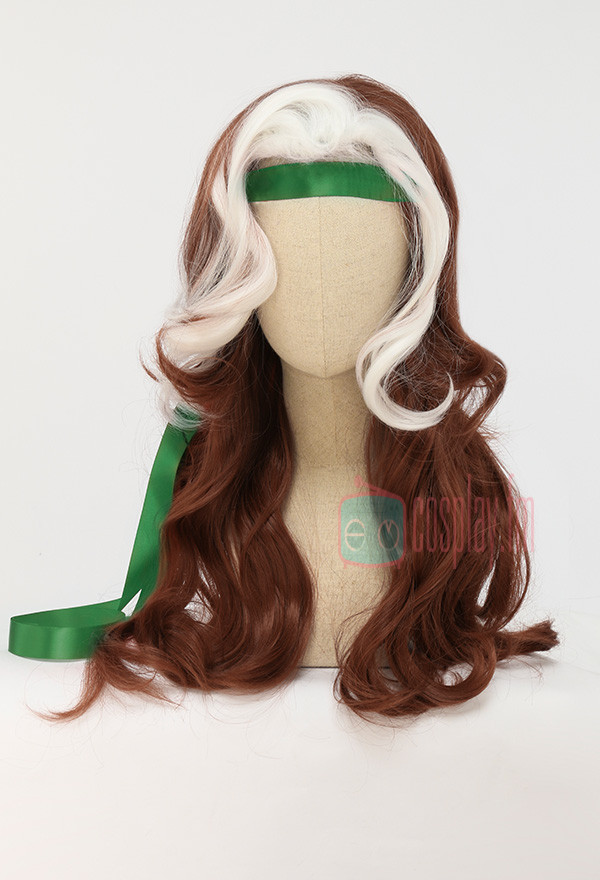 X-Men Anna Marie LeBeau Rogue Brown Wig