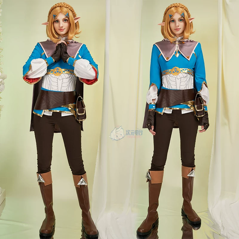 Dimensional Radio The Legend of Zelda Kingdom of Tears Link Zelda Princess cosplay game anime costume