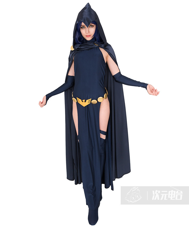 DC Comics Presents Raven Black Cosplay Costume
