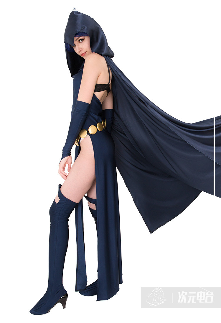 DC Comics Presents Raven Black Cosplay Costume