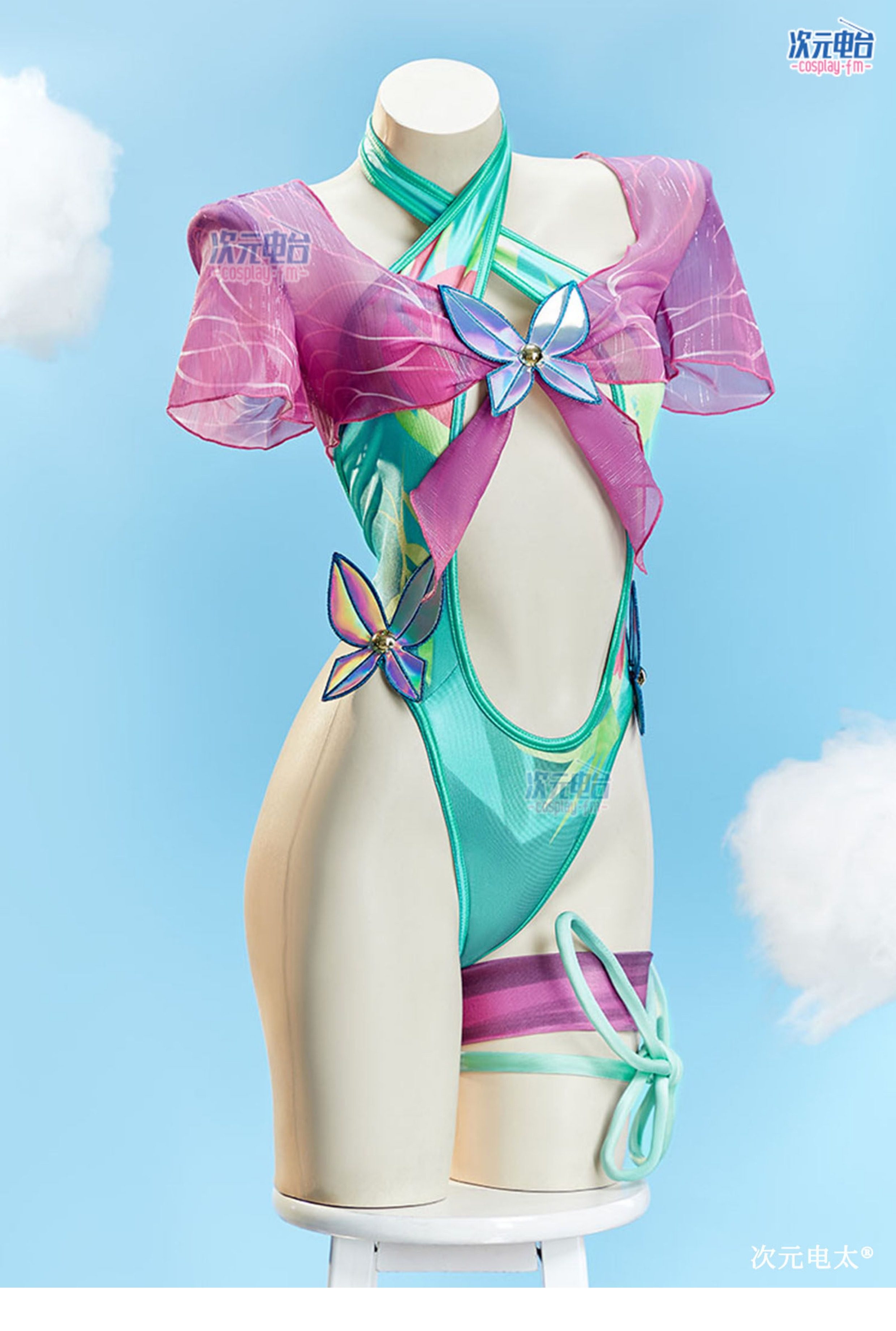 Marvel Rivals Betsy Braddock Pink Swimsuit Cosplay Costume