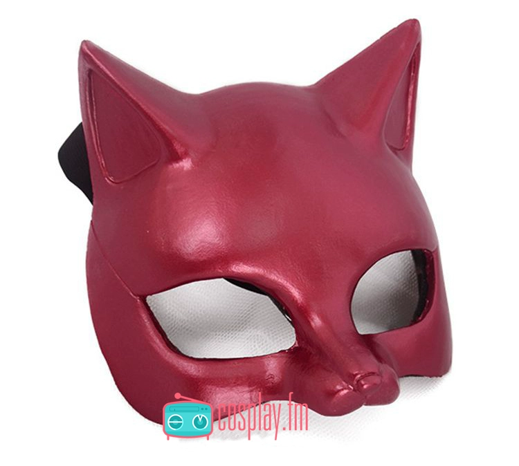 cosplay.fm Persona 5 Persona5 Takamaki Apricot Catwoman Mask Đạo cụ COS - Cosplay