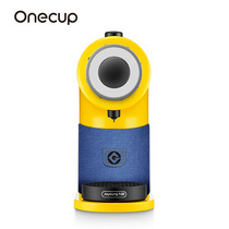 (Denim)Onecup small yellow capsule coffee machine Milk tea machine Soy milk machine Denim clothing clothing