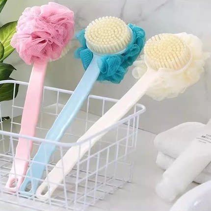 搓澡神器洗澡刷子搓背刷长柄搓澡巾沐浴球成人软毛后背浴刷不求人