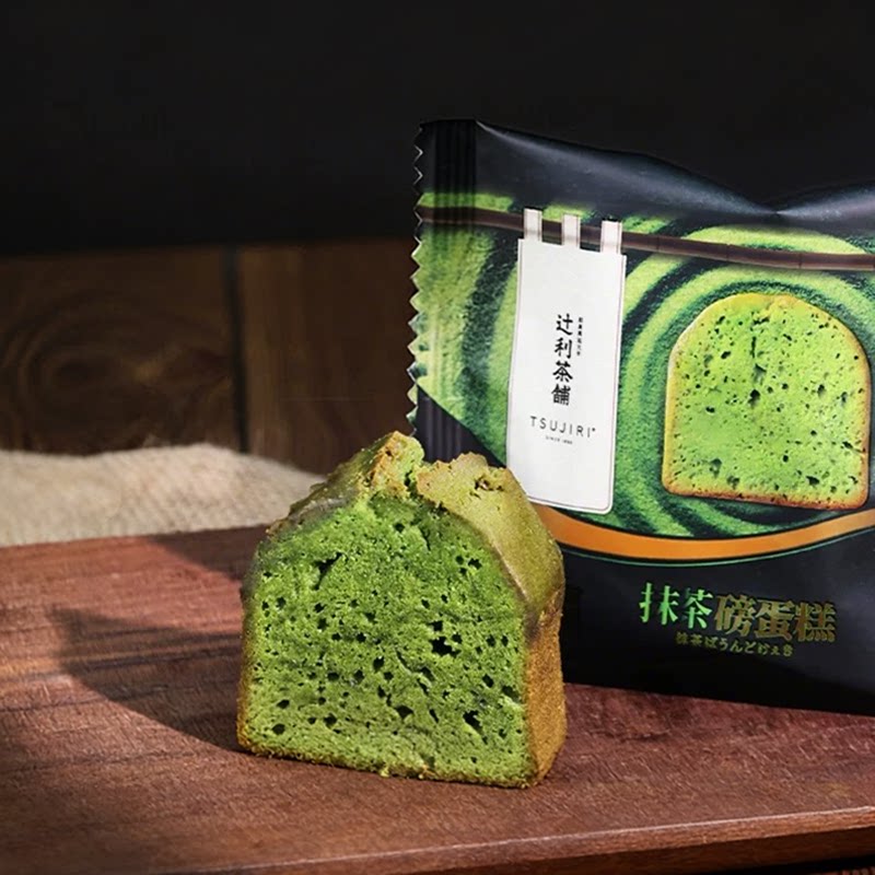 辻利茶铺抹茶磅蛋糕年轮蛋糕点心下午茶面包零食糕点软绵绵早餐