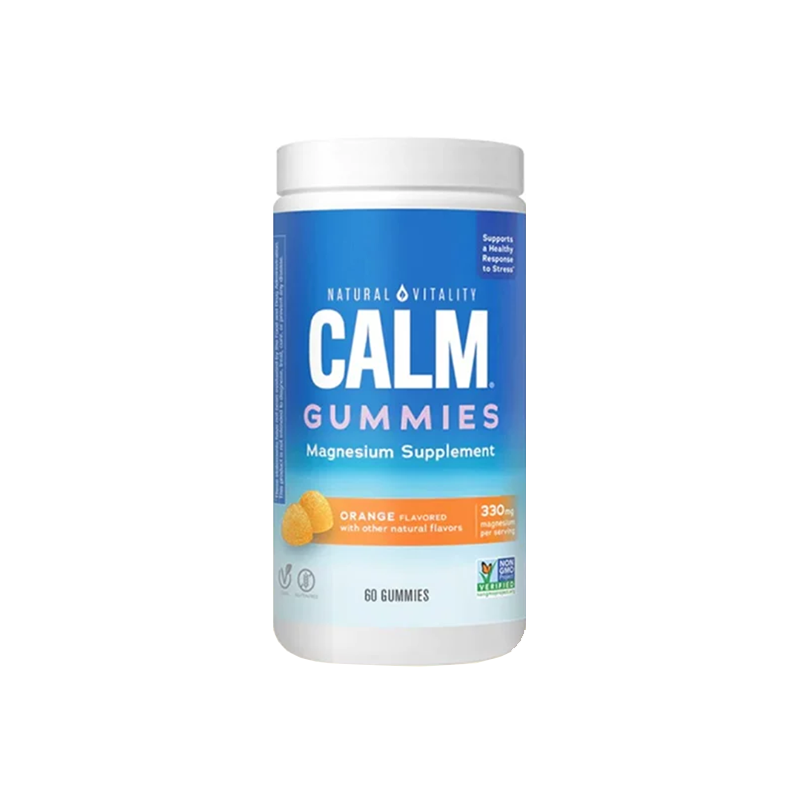 美国进口Calm儿童镁软糖甜美柑橘味孩子平稳情绪增强专注力120粒