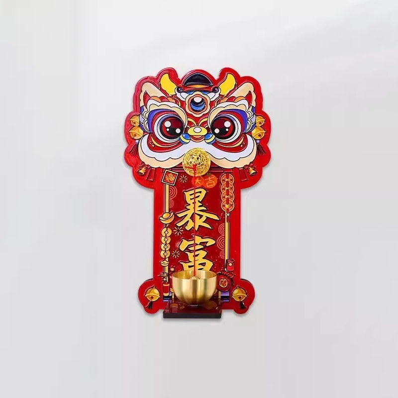 新中式醒狮多巴胺磁吸门铃