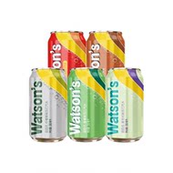 屈臣氏低糖柠檬草/香草/莫吉托无糖汽水24罐