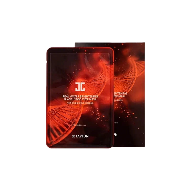 jayjun捷俊臻选黑色水光面膜一部曲补水保湿10片/盒