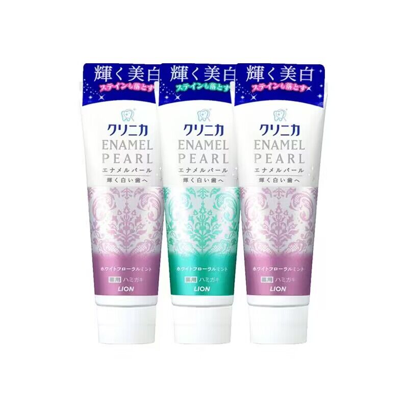 【狮王】齿力佳酵素美白牙膏130g*3支