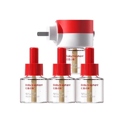 红色小象定时款电热蚊香液