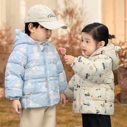 【妙童岛】宝宝印花棉服外套