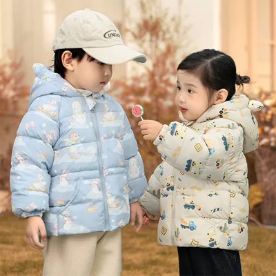 妙童岛男女宝宝棉服冬季加绒加厚