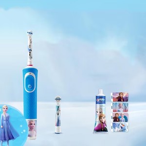 OralB欧乐B儿童专用电动牙刷3-7岁D103K自动充电式D100k礼物礼盒