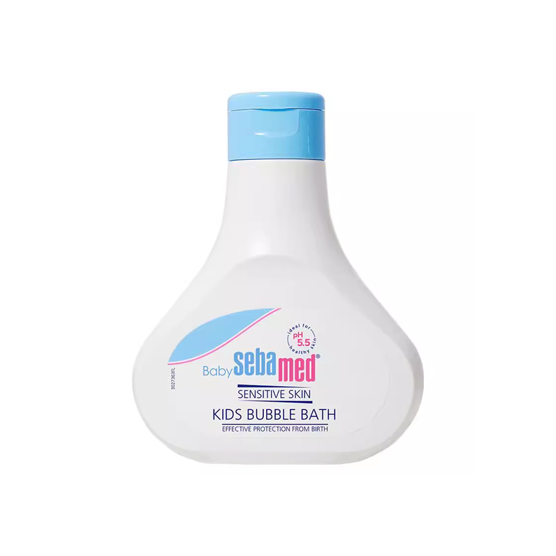 sebamed施巴儿童泡泡沐浴露婴儿宝宝沐浴乳泡沫浴液泡澡200ml德国