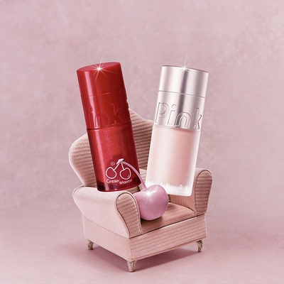 【新年礼物】pinkbear皮可熊多用霜液体高光腮红口红唇泥提亮修容