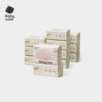 babycare云柔巾婴儿抽纸宝宝专用乳霜纸巾108抽囤货保湿超柔纸巾